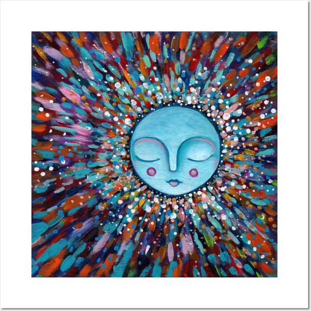 Vibrant Moon Wall Art by gaea